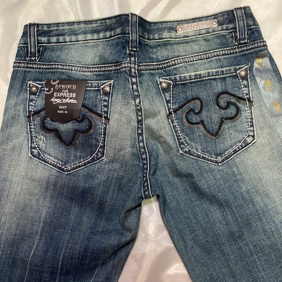 New Size 8 long bootcut Rerock jeans - Picture 3 of 4